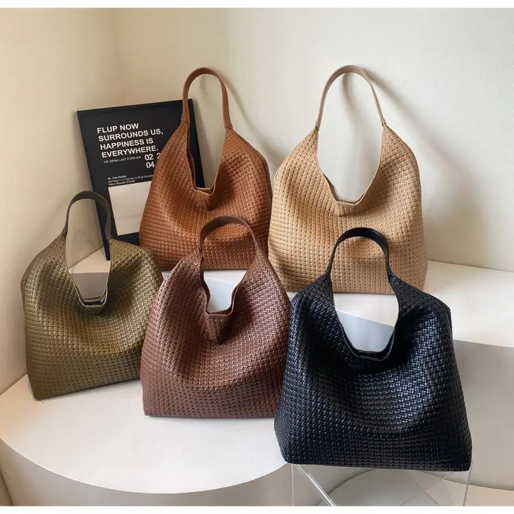 2025 Summer Large Capacity Women's Tote Bag Brown Leather — feature 22