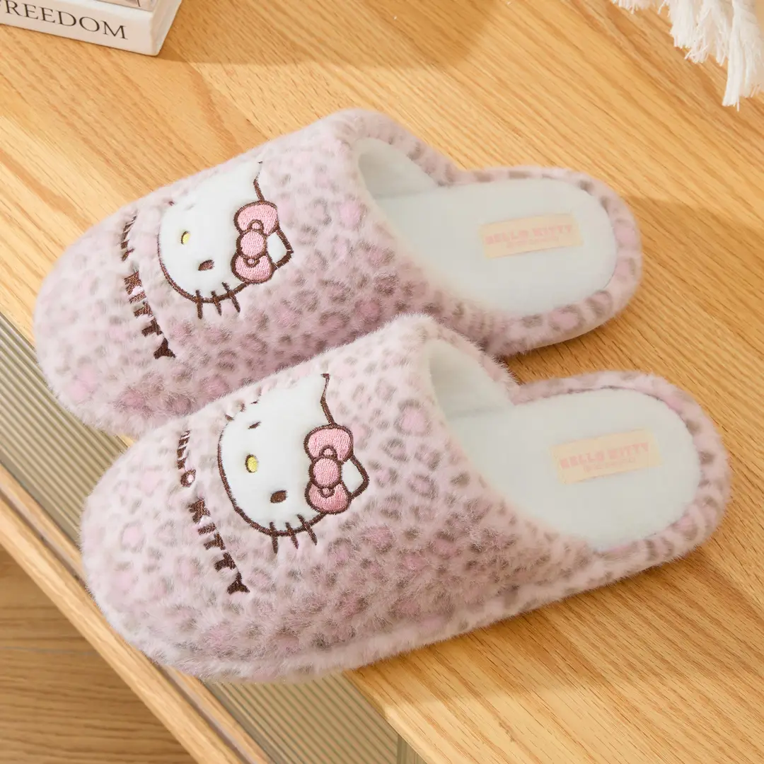 Furry Slippers for Women's Outer Wear 2025 New Indoor Home Winter Internet Celebrity Thick-Soled Furry Plush Shoes Autumn and Winter - Image 4