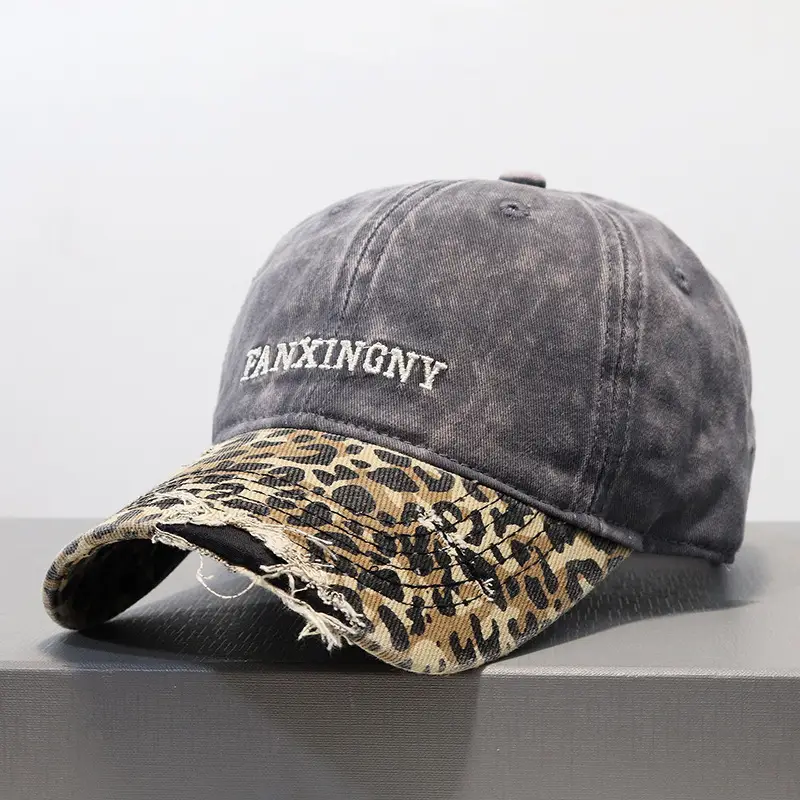 Vintage Leopard Print Baseball Cap for Women 2025 - Image 8