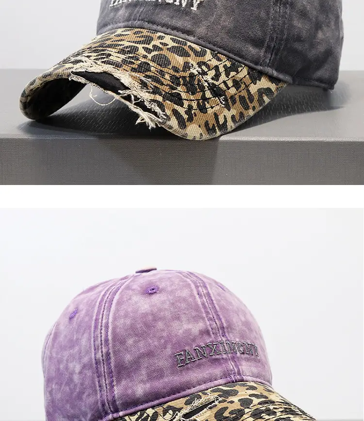 Vintage Leopard Print Baseball Cap for Women 2025 — feature 6