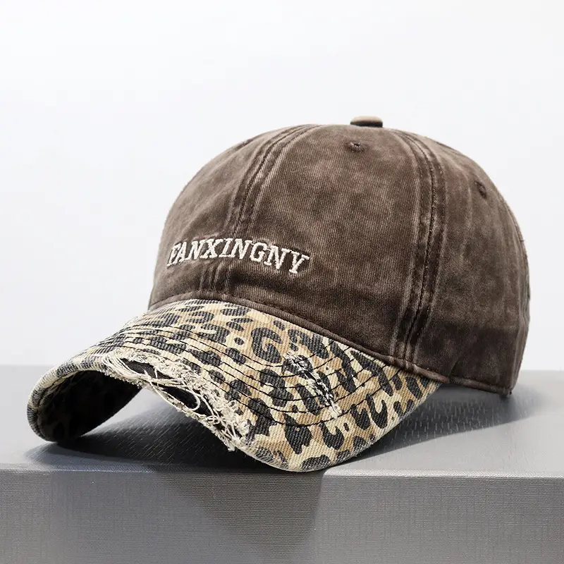Vintage Leopard Print Baseball Cap for Women 2025 - Image 5