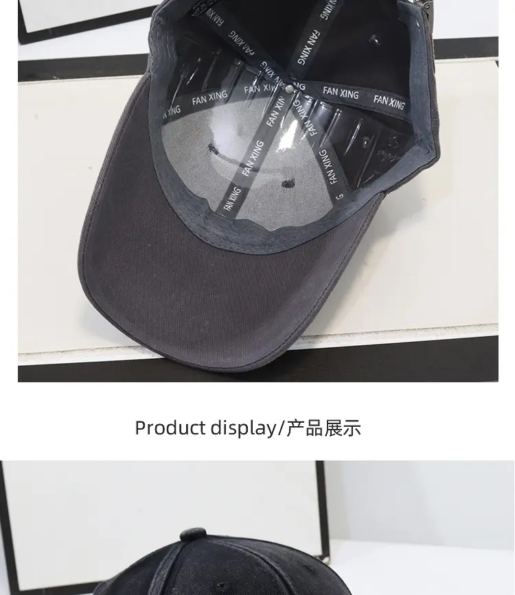 New York Embroidered Black Baseball Cap for Women — feature 4