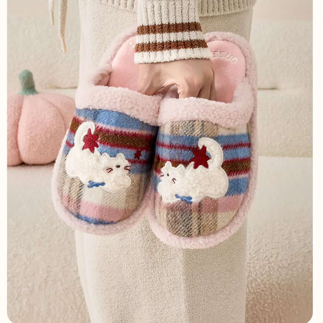 Lidani Cotton Slippers for Women, Winter 2026 Model, Indoor Home Warm Fur Slippers for Men, Household Use, Men's Autumn and Winter — feature 21