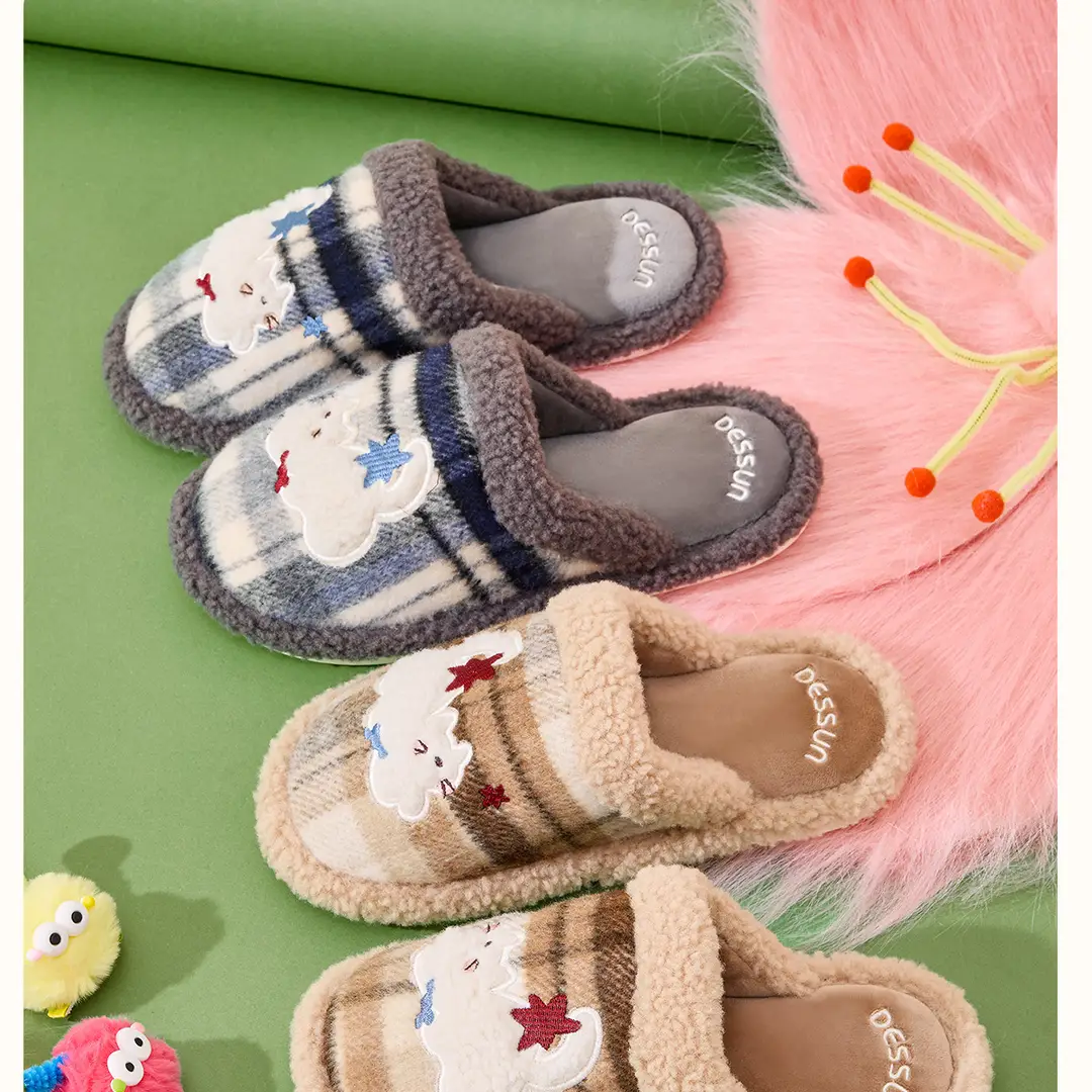Lidani Cotton Slippers for Women, Winter 2026 Model, Indoor Home Warm Fur Slippers for Men, Household Use, Men's Autumn and Winter — feature 23