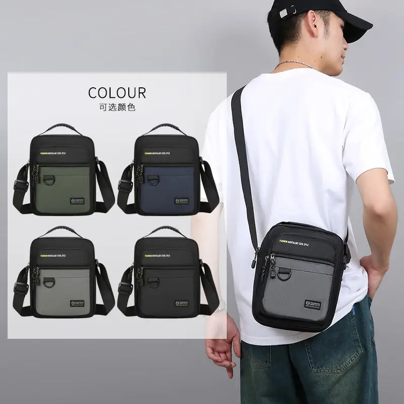 Men's Waterproof Crossbody Shoulder Bag Large Capacity