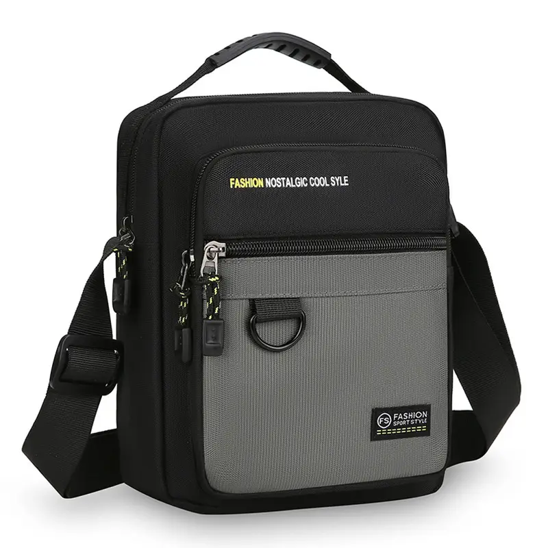 Men's Waterproof Crossbody Shoulder Bag Large Capacity