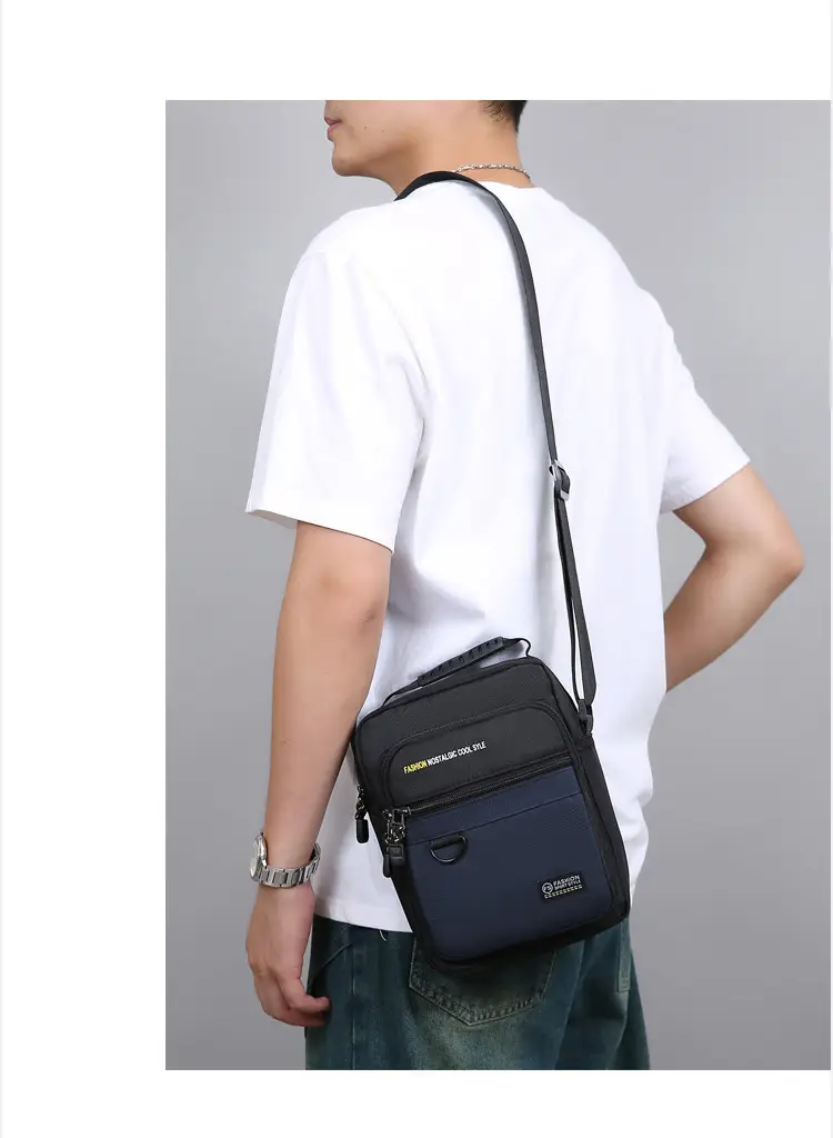 Men's Waterproof Crossbody Shoulder Bag Large Capacity — feature 15