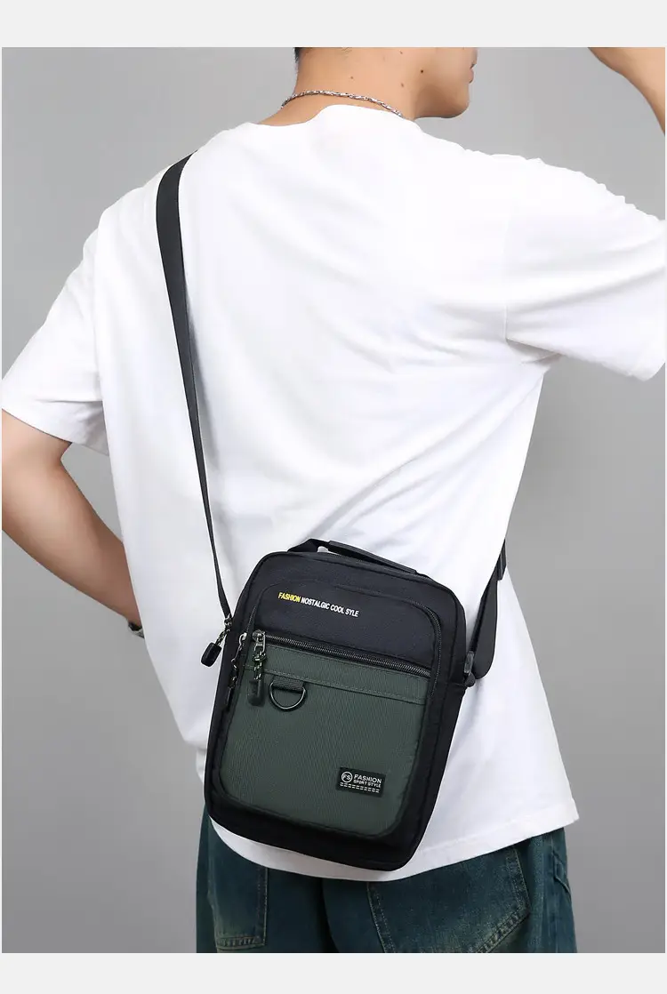 Men's Waterproof Crossbody Shoulder Bag Large Capacity — feature 17