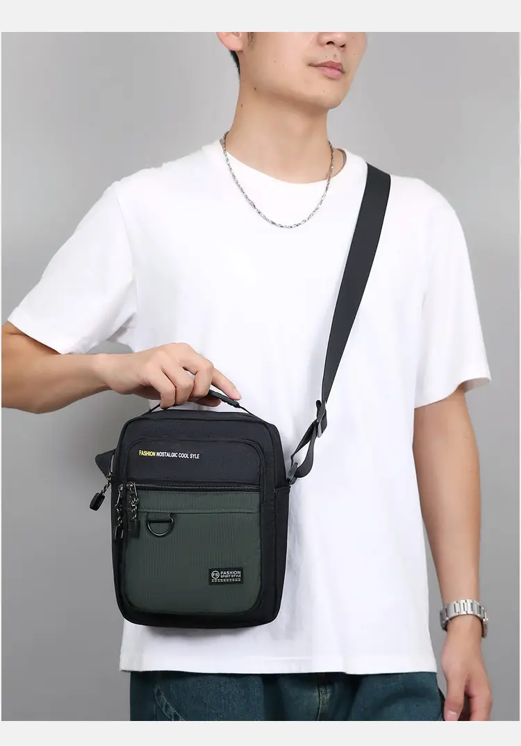Men's Waterproof Crossbody Shoulder Bag Large Capacity — feature 18