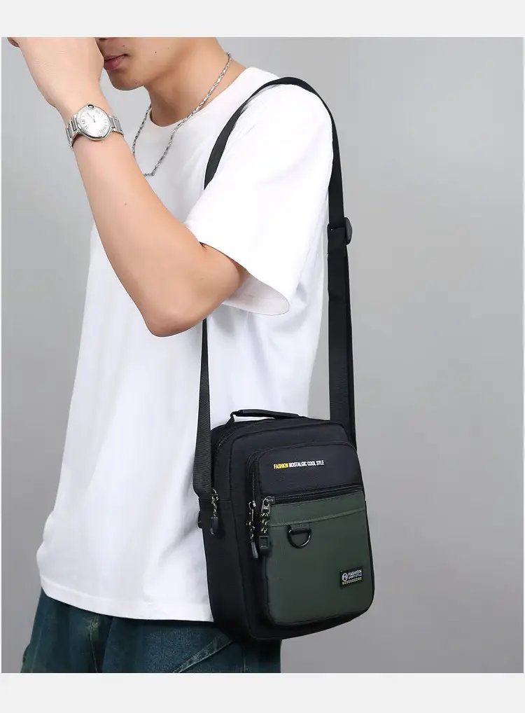 Men's Waterproof Crossbody Shoulder Bag Large Capacity — feature 19