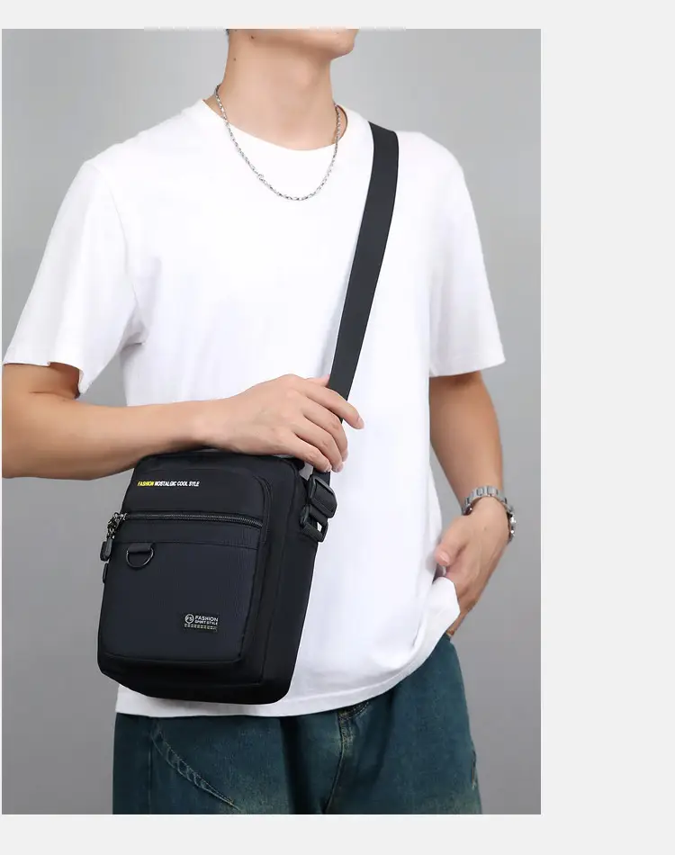 Men's Waterproof Crossbody Shoulder Bag Large Capacity — feature 21
