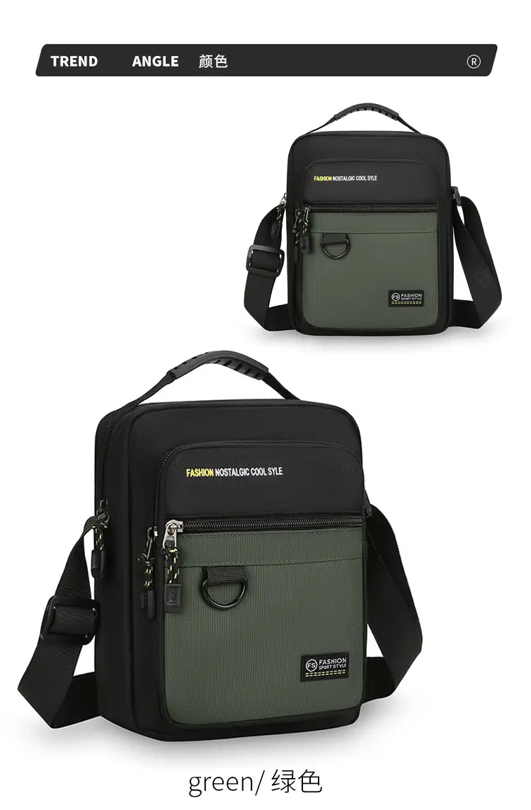 Men's Waterproof Crossbody Shoulder Bag Large Capacity — feature 23