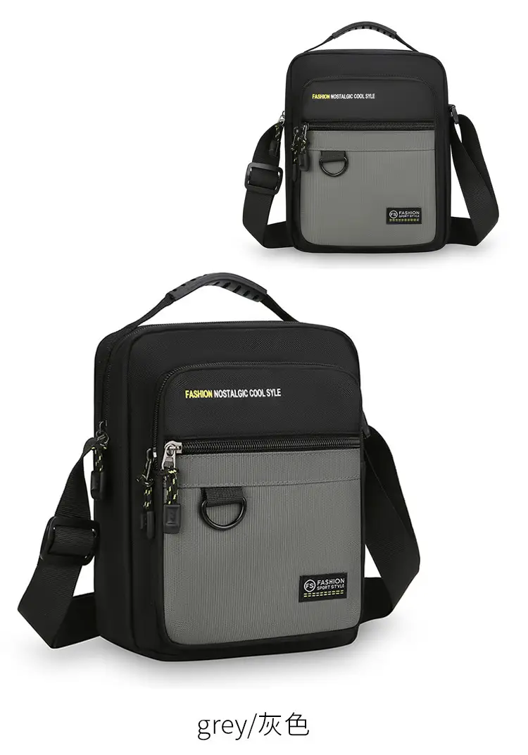 Men's Waterproof Crossbody Shoulder Bag Large Capacity — feature 25