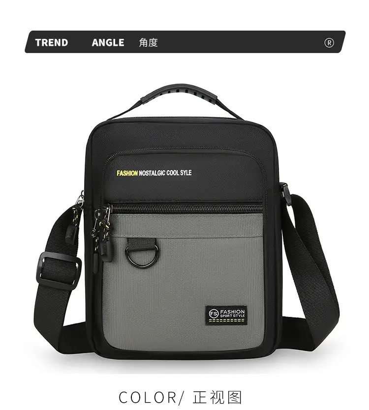 Men's Waterproof Crossbody Shoulder Bag Large Capacity — feature 27