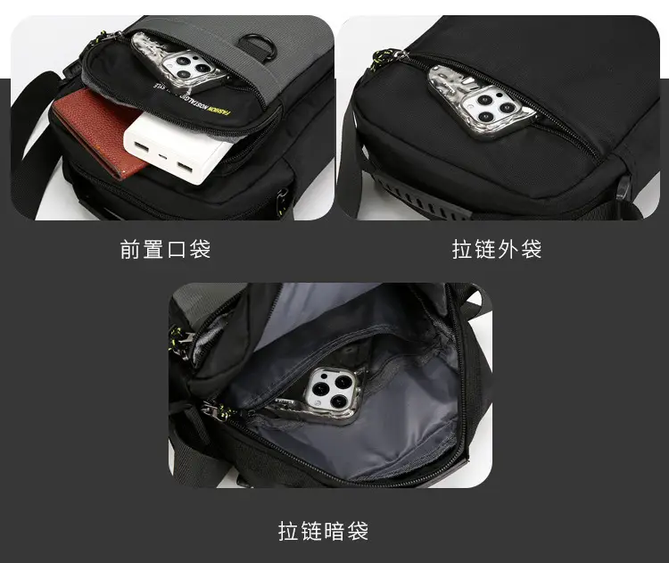 Men's Waterproof Crossbody Shoulder Bag Large Capacity — feature 9