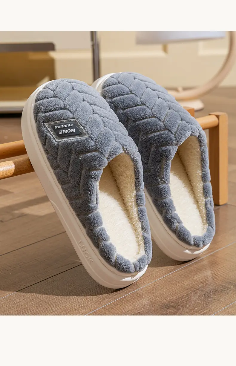 Warm Plush Cotton Slippers for Women Winter — feature 21