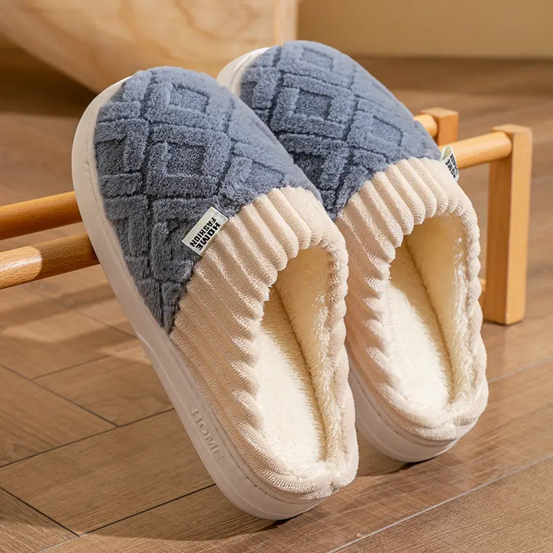 Warm Plush Cotton Slippers for Women Winter - Image 17
