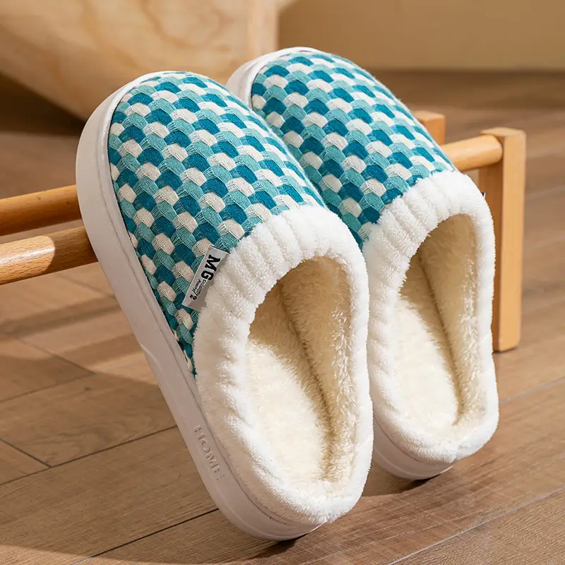 Warm Plush Cotton Slippers for Women Winter - Image 18