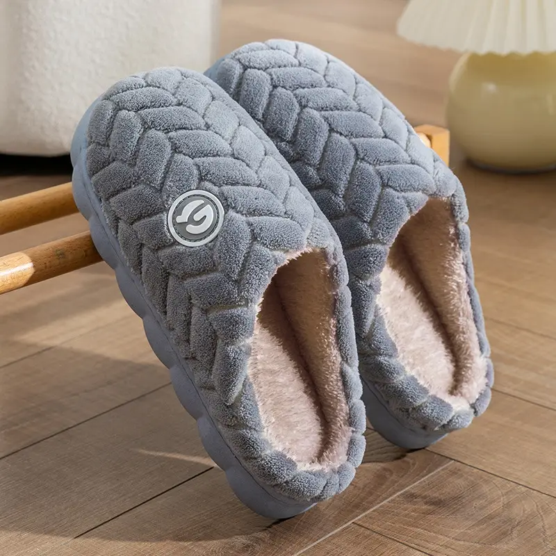 Warm Plush Cotton Slippers for Women Winter - Image 36