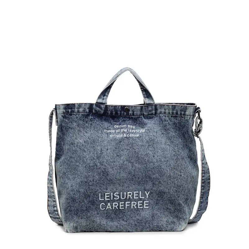 Blue Denim Casual Shoulder Bag for Women 2025 - Image 2