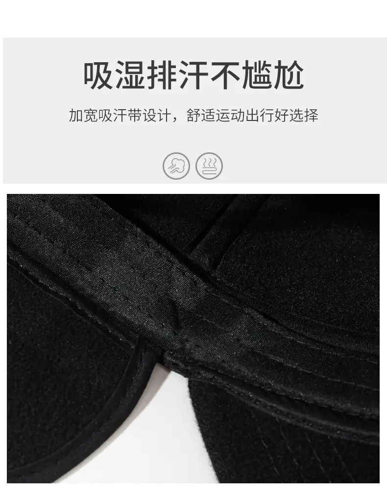Autumn Winter Cotton Flat Cap for Men Elderly — feature 3
