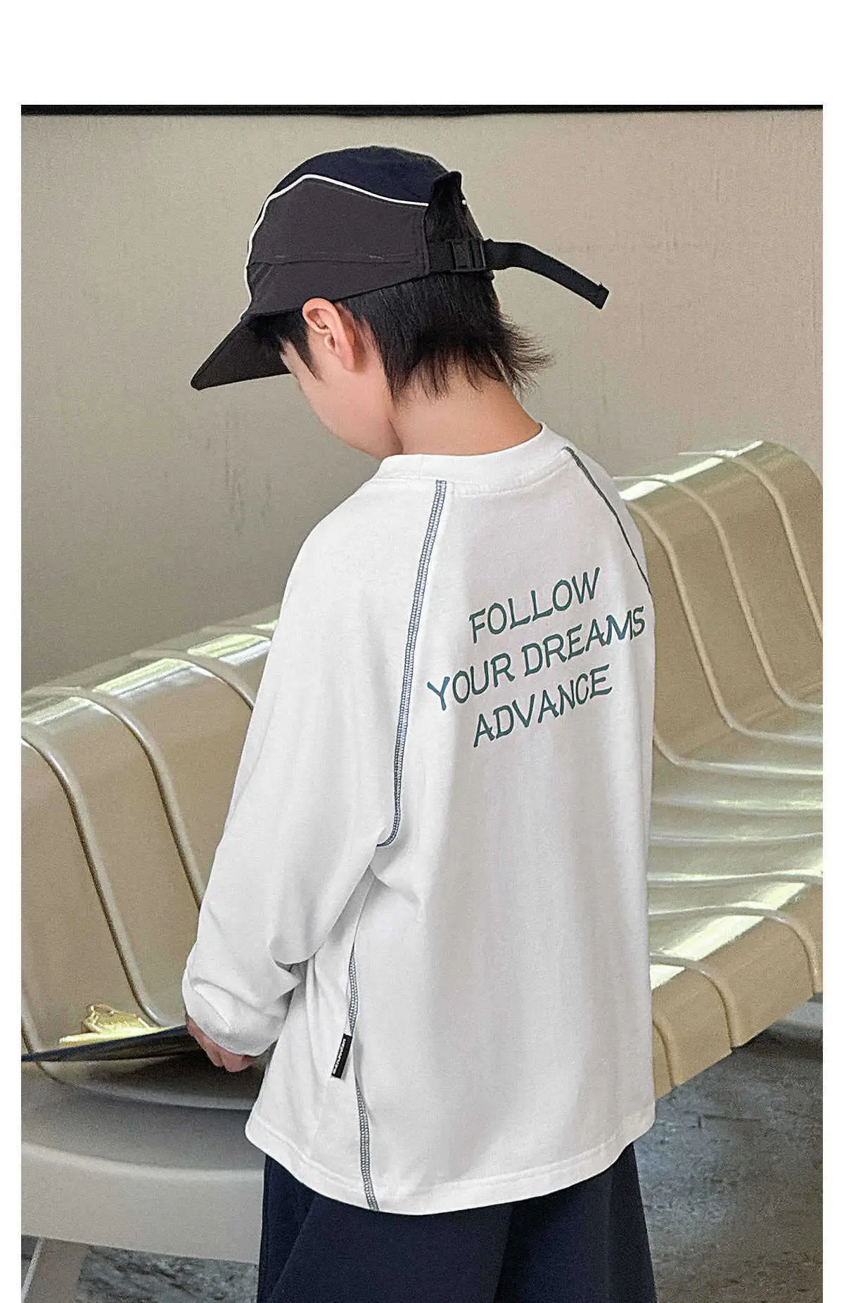 Zhenyoufan Boys Long Sleeve T-Shirt 2025 Autumn — feature 19