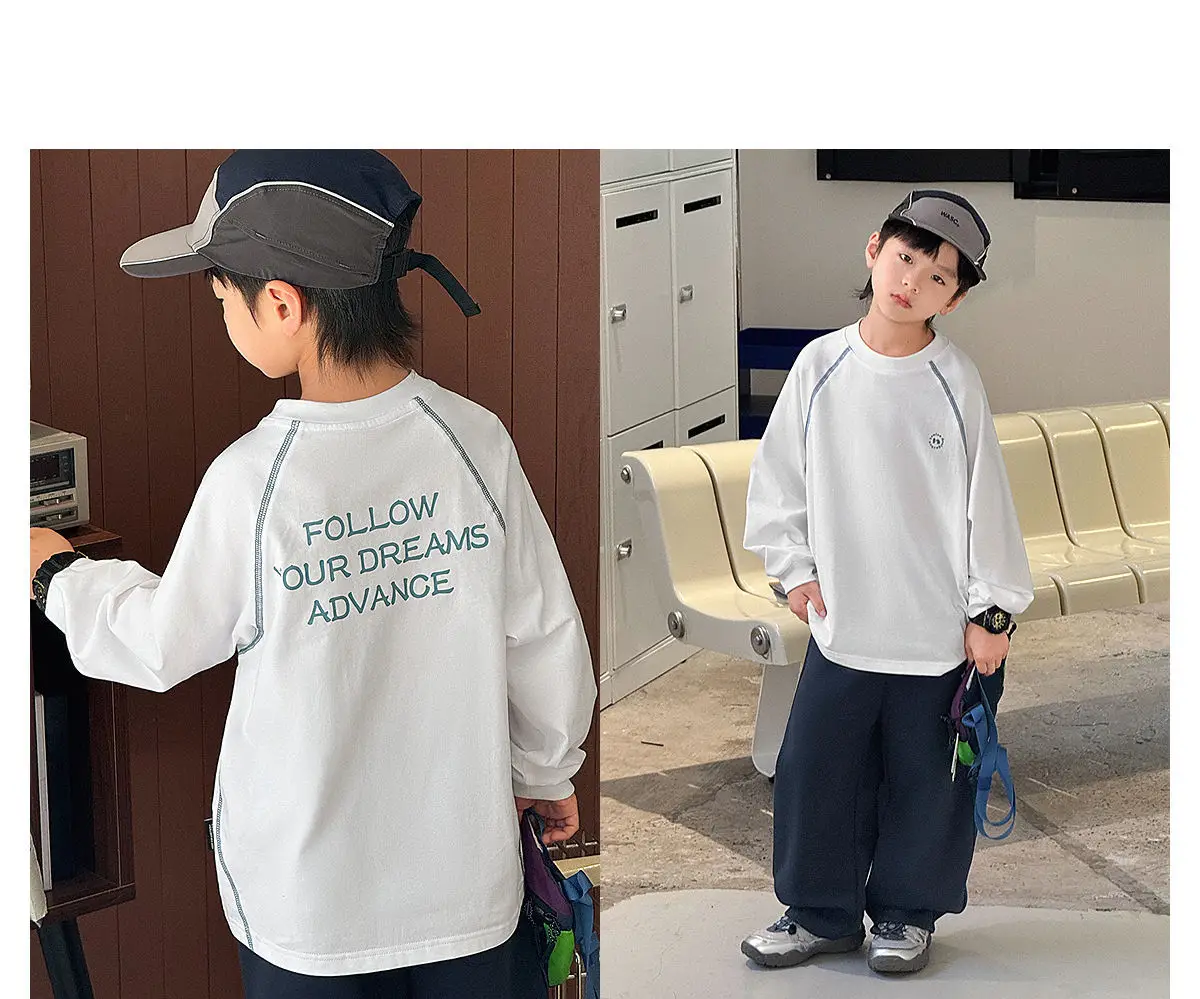 Zhenyoufan Boys Long Sleeve T-Shirt 2025 Autumn — feature 20