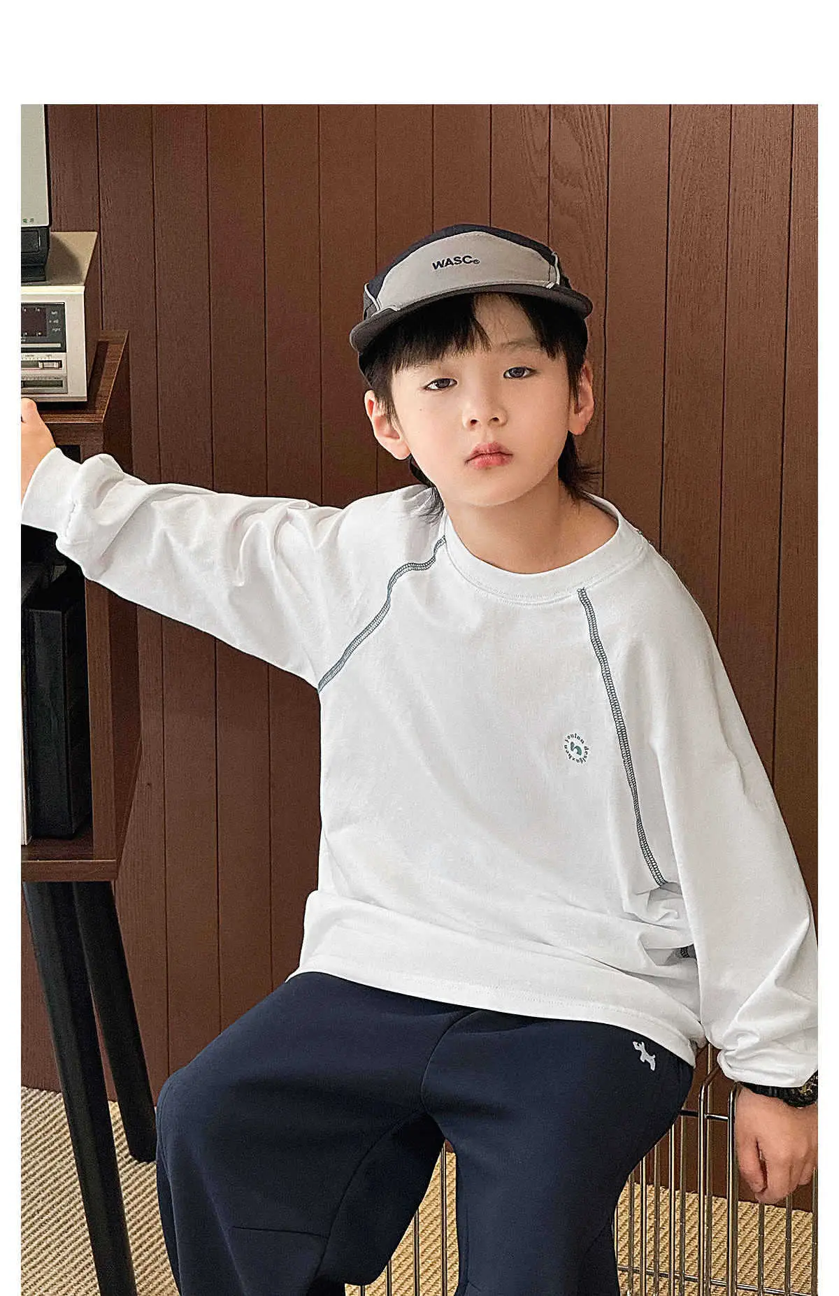 Zhenyoufan Boys Long Sleeve T-Shirt 2025 Autumn — feature 21