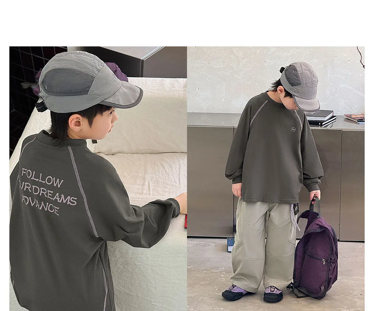 Zhenyoufan Boys Long Sleeve T-Shirt 2025 Autumn — feature 27