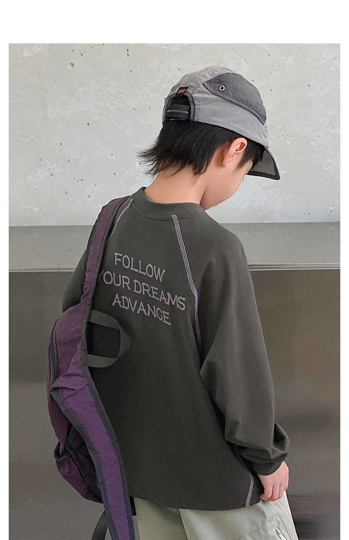 Zhenyoufan Boys Long Sleeve T-Shirt 2025 Autumn — feature 28
