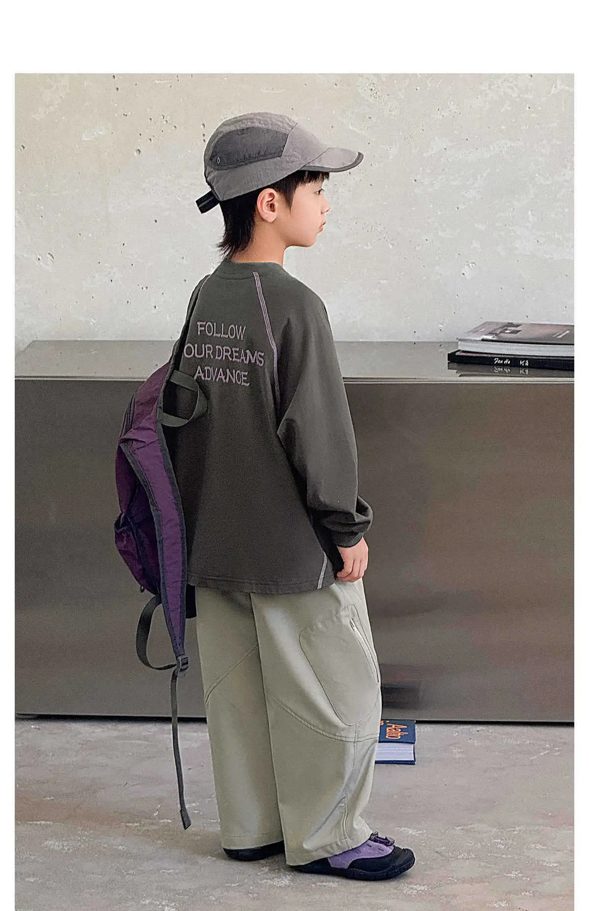 Zhenyoufan Boys Long Sleeve T-Shirt 2025 Autumn — feature 29