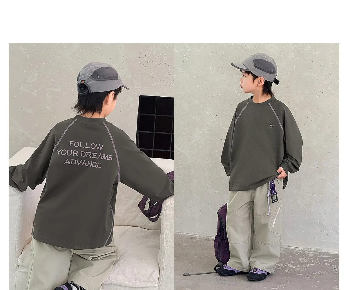 Zhenyoufan Boys Long Sleeve T-Shirt 2025 Autumn — feature 32