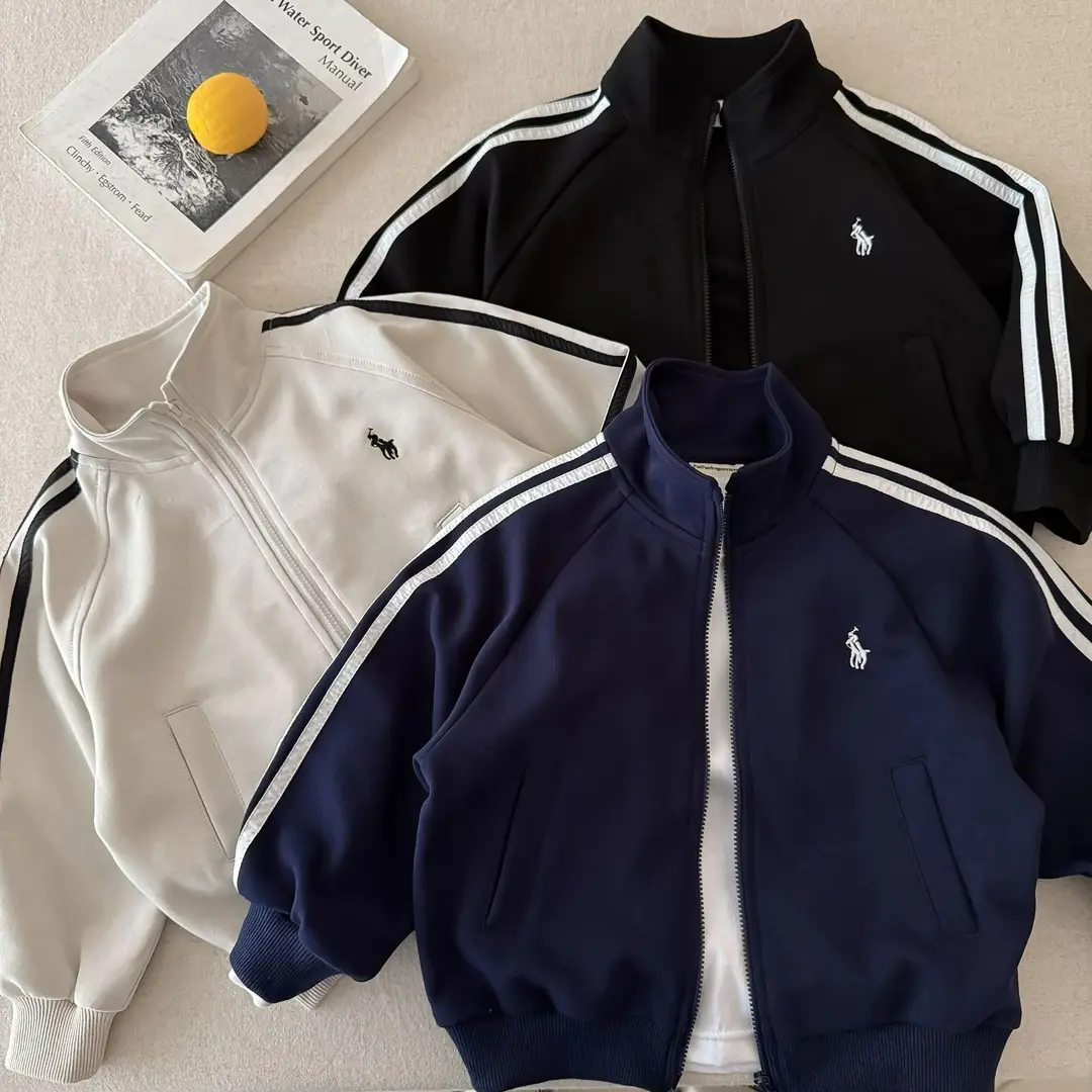 Boys' Baseball Jacket Trendy 2025 Autumn Outfit Baby Fashion Brand Jacket Girls' Korean Style Trendy Children's Solid Color Cardigan Coat — feature 1