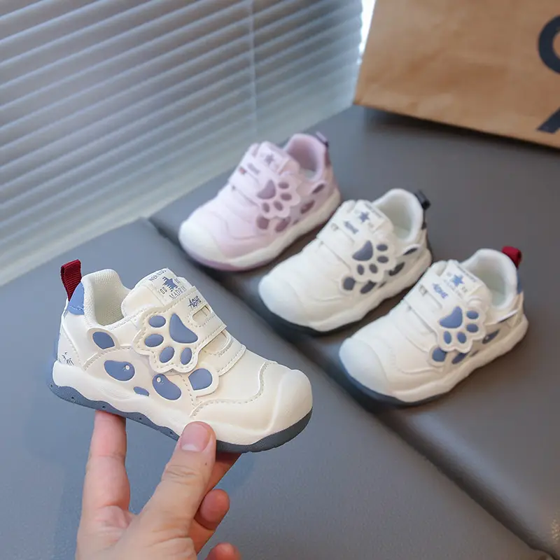 2025 New Autum Baby Girl Shoes Non-Slip Wear-Resistant Toddler Shoes Boys Soft Sole Leather Waterproof Baby Shoes - Image 5