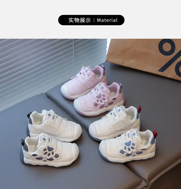 2025 New Autum Baby Girl Shoes Non-Slip Wear-Resistant Toddler Shoes Boys Soft Sole Leather Waterproof Baby Shoes — feature 6