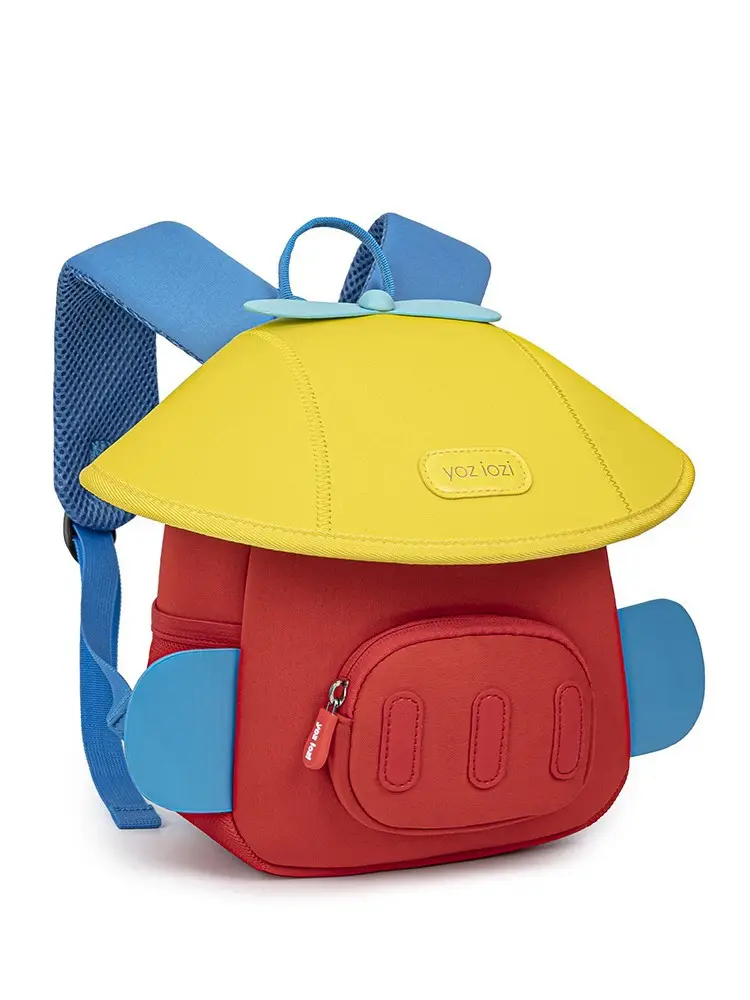 2026 New Model Children's School Bag Kindergarten Baby Lightweight Travel Backpack Cartoon Cute Mushroom Bag Backpack