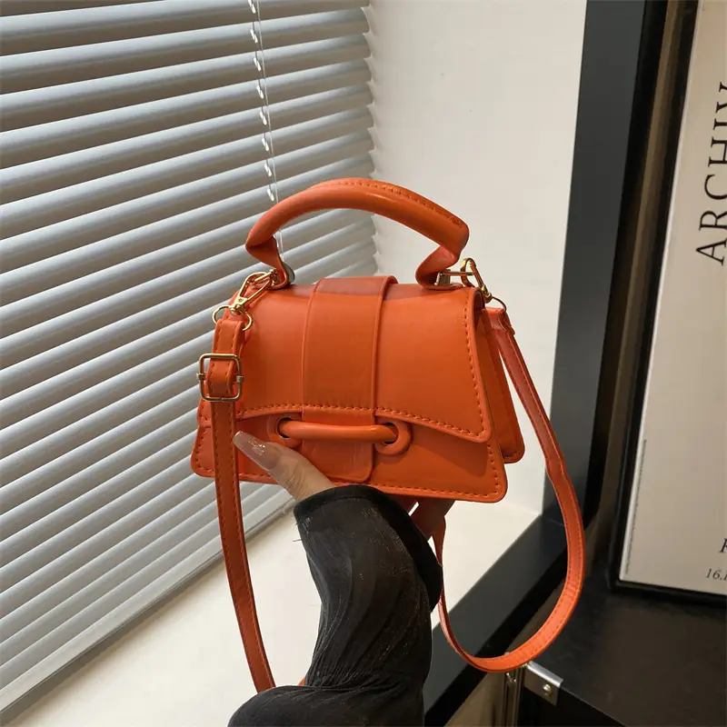 2025 Summer Handbag Beige Square Shoulder Crossbody - Image 6