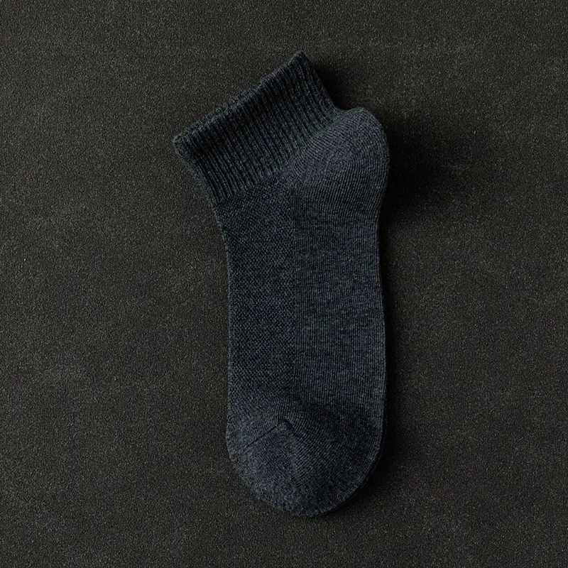 Suxinaimin Socks Men's Summer Thin 10A Antibacterial and Deodorant Sports Socks Mesh Short Socks