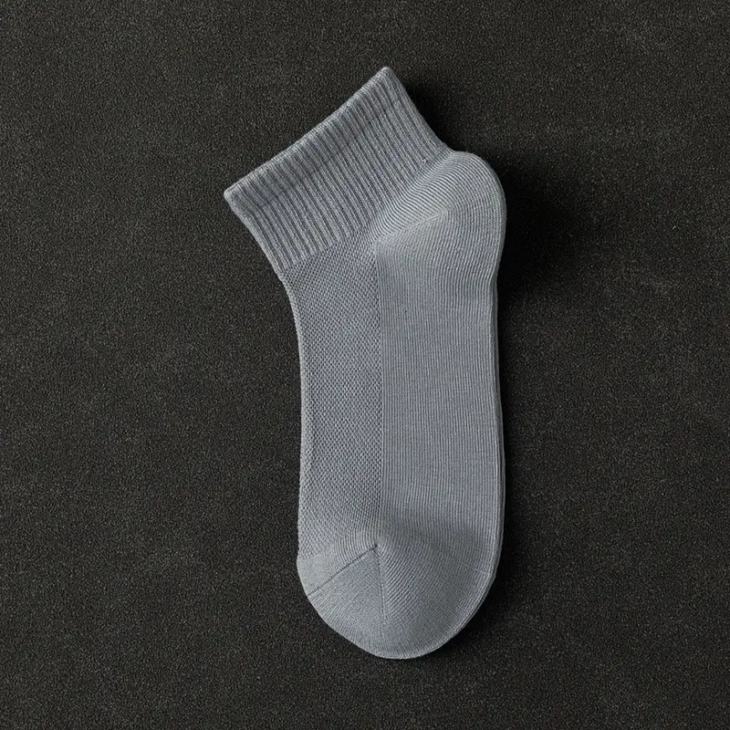 Suxinaimin Socks Men's Summer Thin 10A Antibacterial and Deodorant Sports Socks Mesh Short Socks