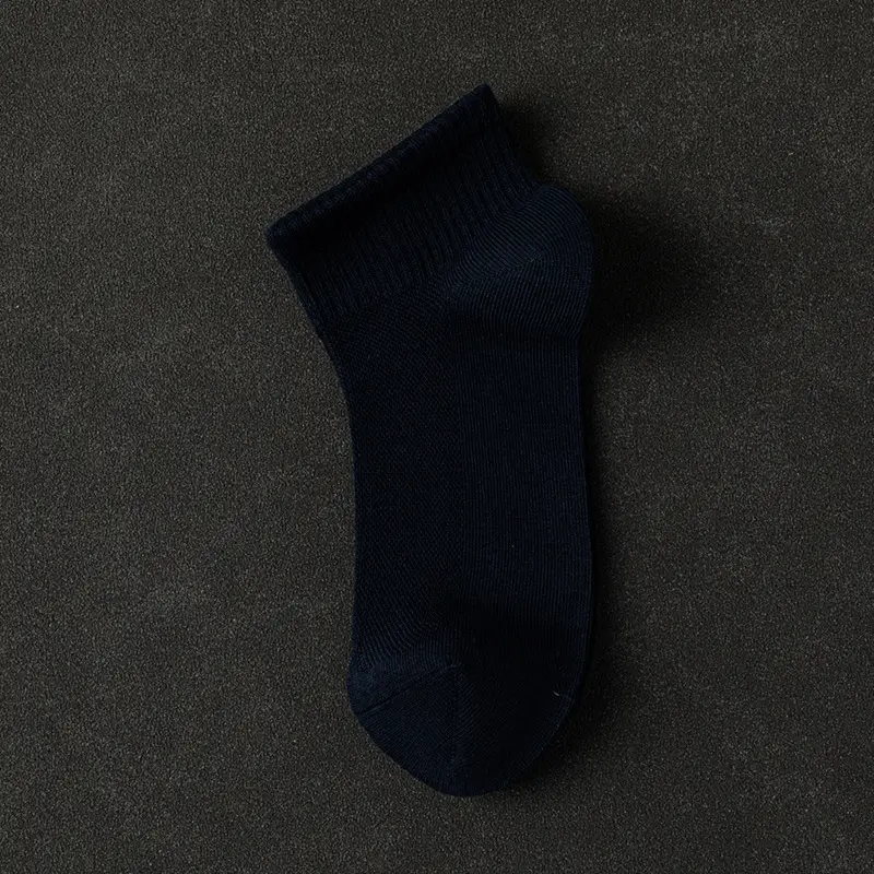 Suxinaimin Socks Men's Summer Thin 10A Antibacterial and Deodorant Sports Socks Mesh Short Socks