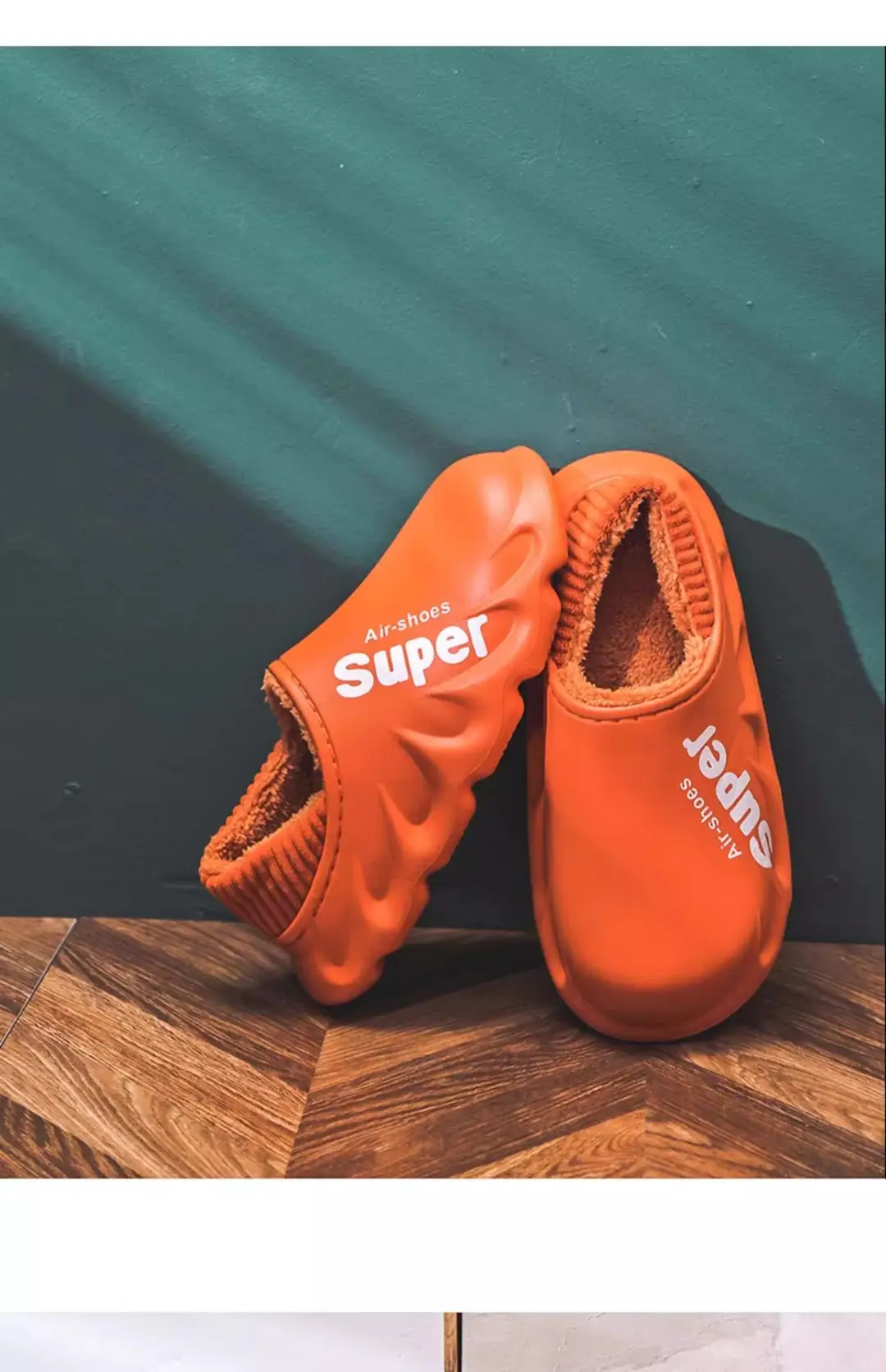 Men's Cotton Slippers Men's Winter Bag Heel Non-Slip Waterproof Indoor Home Warm Outer Wear Thick-Soled Cotton Shoes Autumn and Winter — feature 19