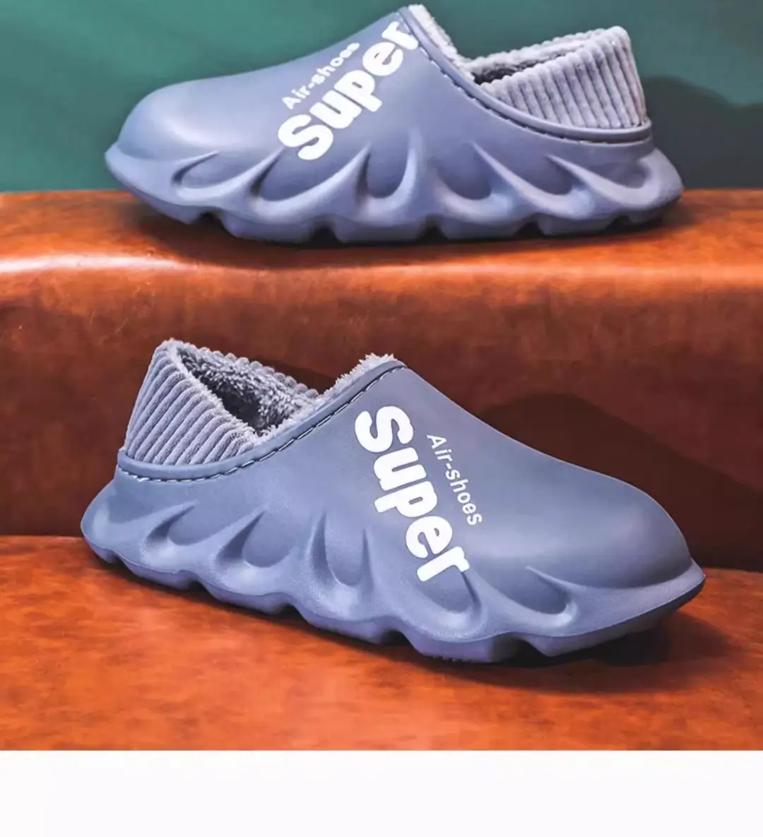 Men's Cotton Slippers Men's Winter Bag Heel Non-Slip Waterproof Indoor Home Warm Outer Wear Thick-Soled Cotton Shoes Autumn and Winter — feature 22