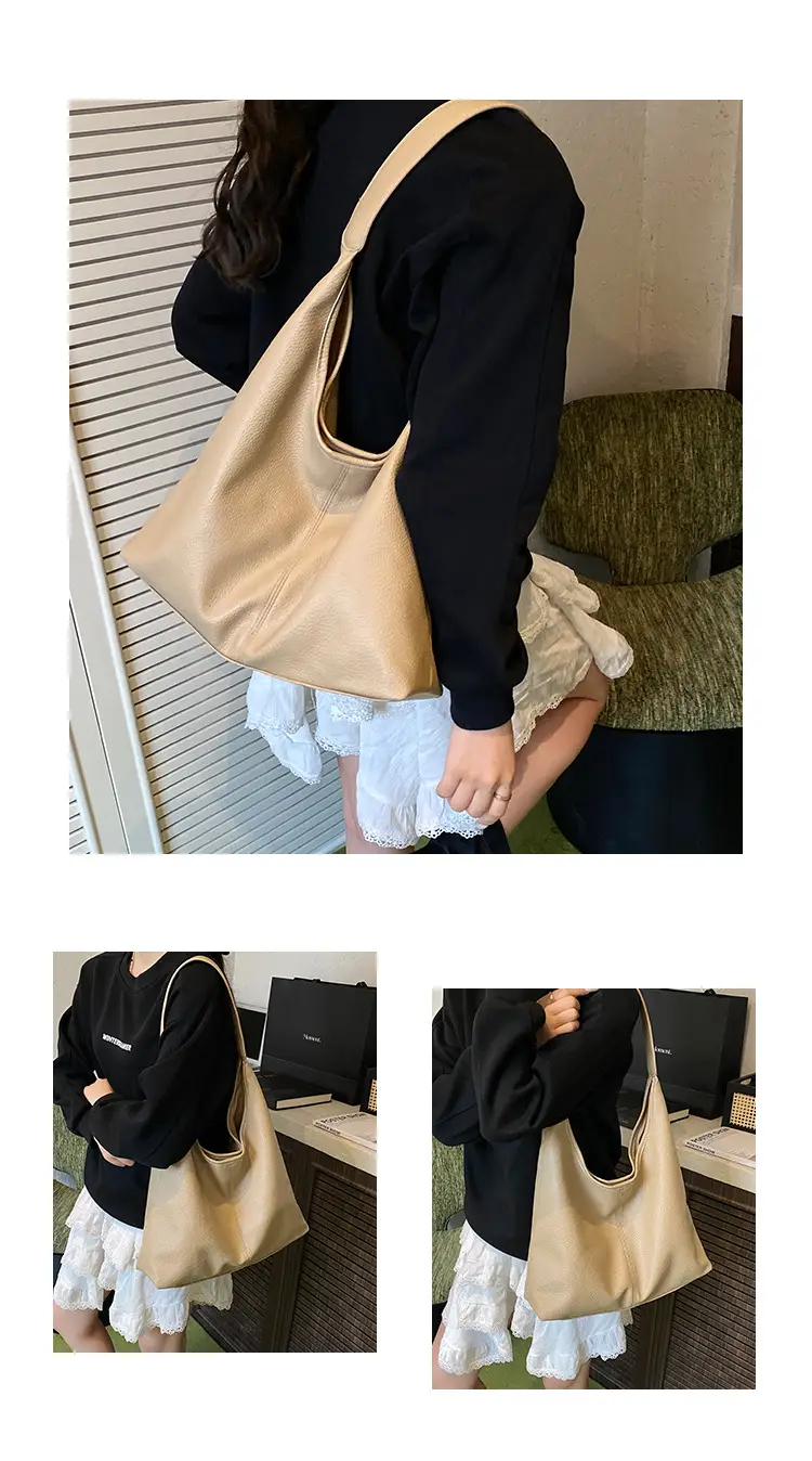 Women's Large Capacity Tote Bag Cream Summer 2025 — feature 10