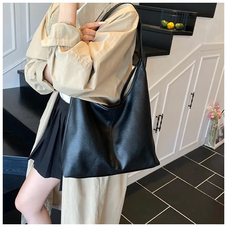 Women's Large Capacity Tote Bag Cream Summer 2025 — feature 36