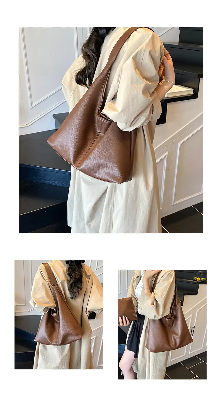 Women's Large Capacity Tote Bag Cream Summer 2025 — feature 5