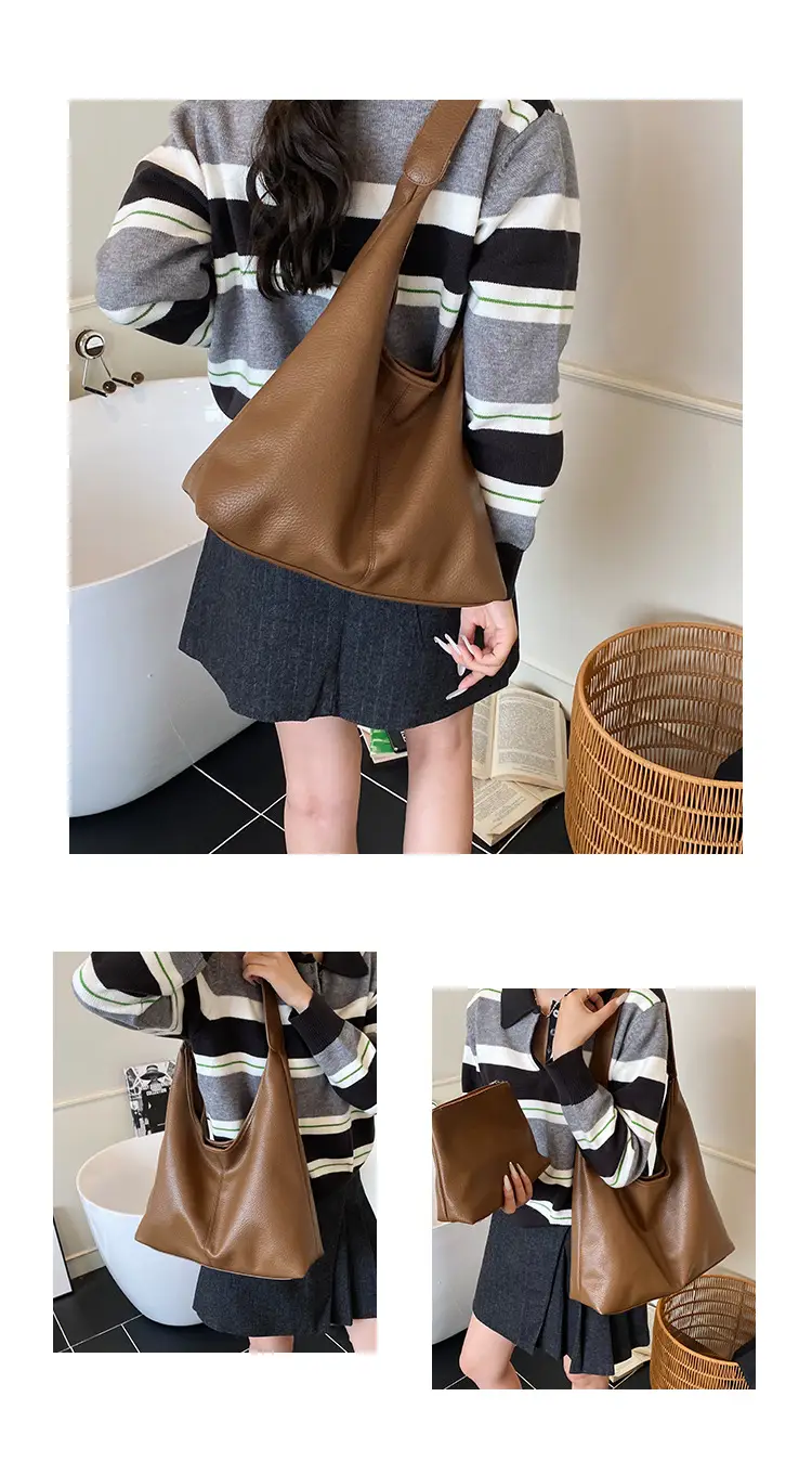 Women's Large Capacity Tote Bag Cream Summer 2025 — feature 8