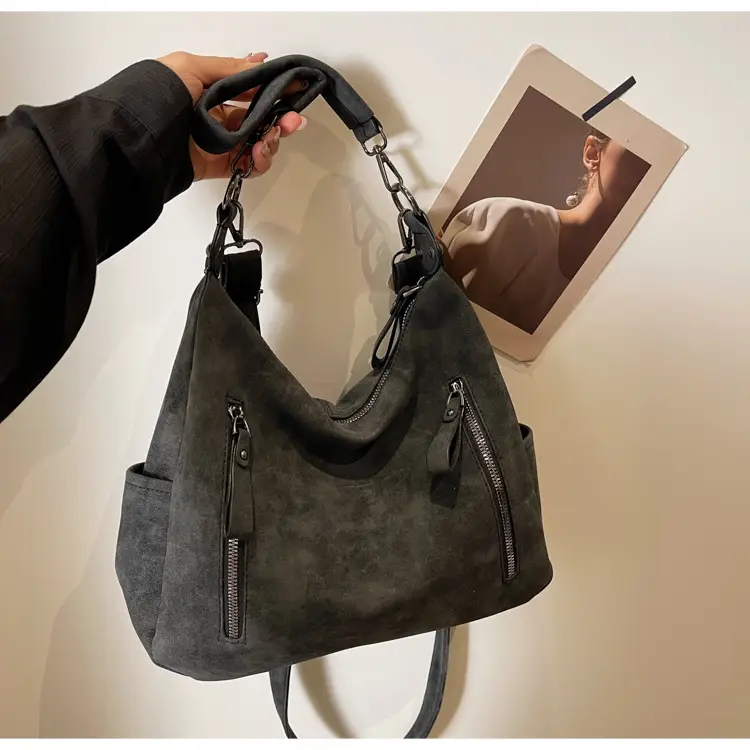 Retro Frosted Crossbody Bag Women Large Capacity — feature 18