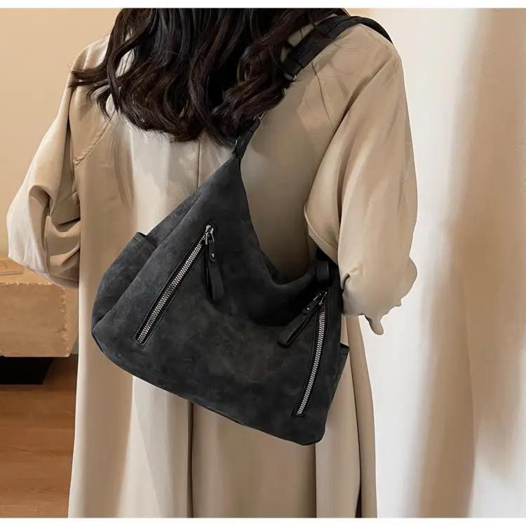 Retro Frosted Crossbody Bag Women Large Capacity — feature 4