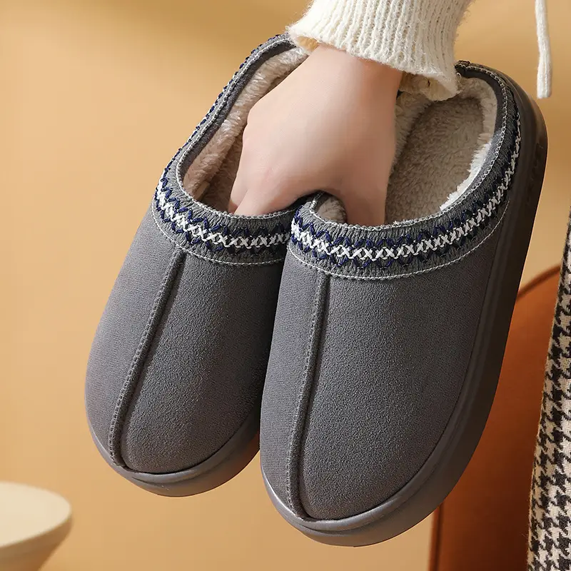 2025 Winter Cotton Slippers Thick Soled Warm Couples