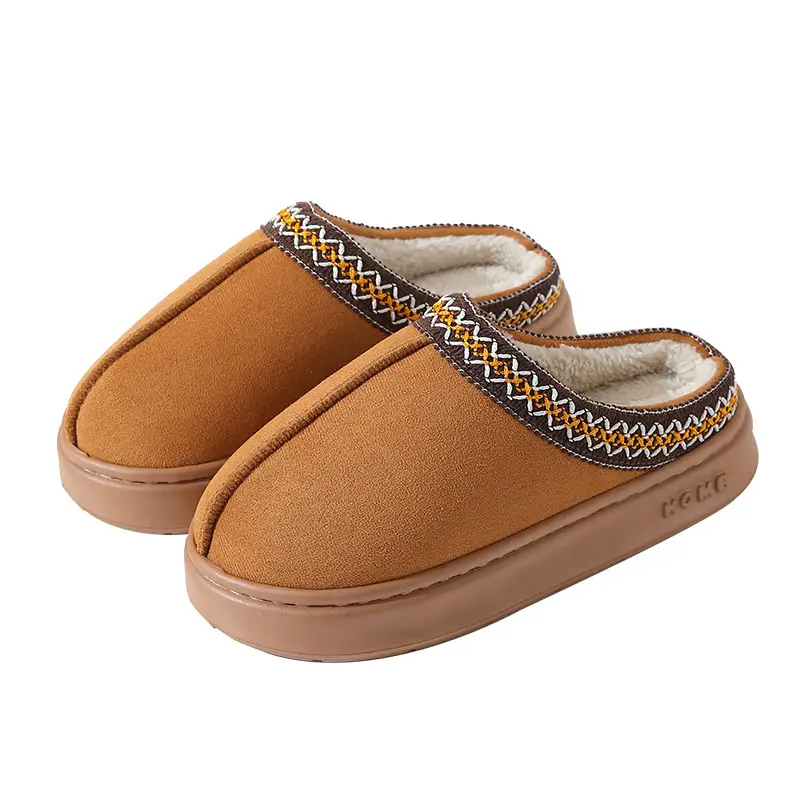 2025 Winter Cotton Slippers Thick Soled Warm Couples